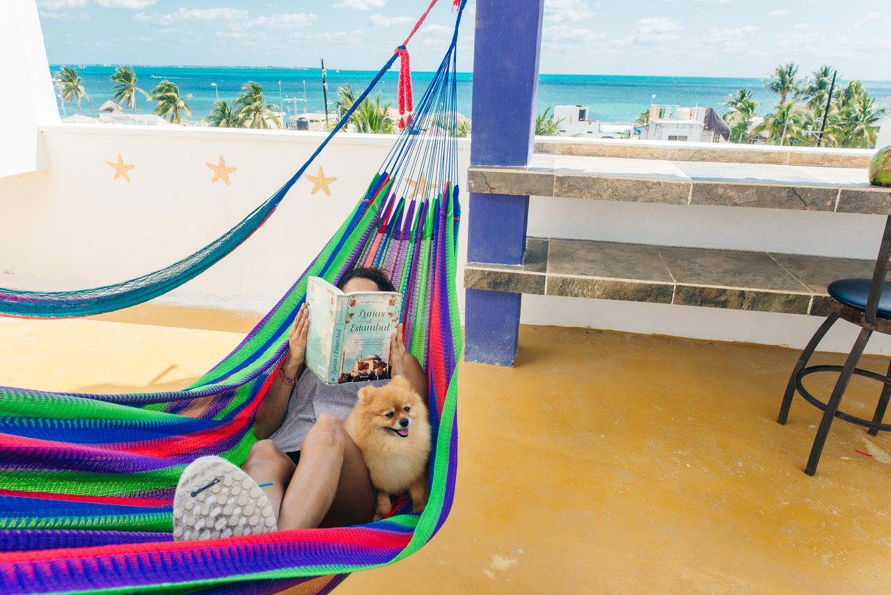 The Mermaid Hostel Beach (Adults Only) Cancún Buitenkant foto