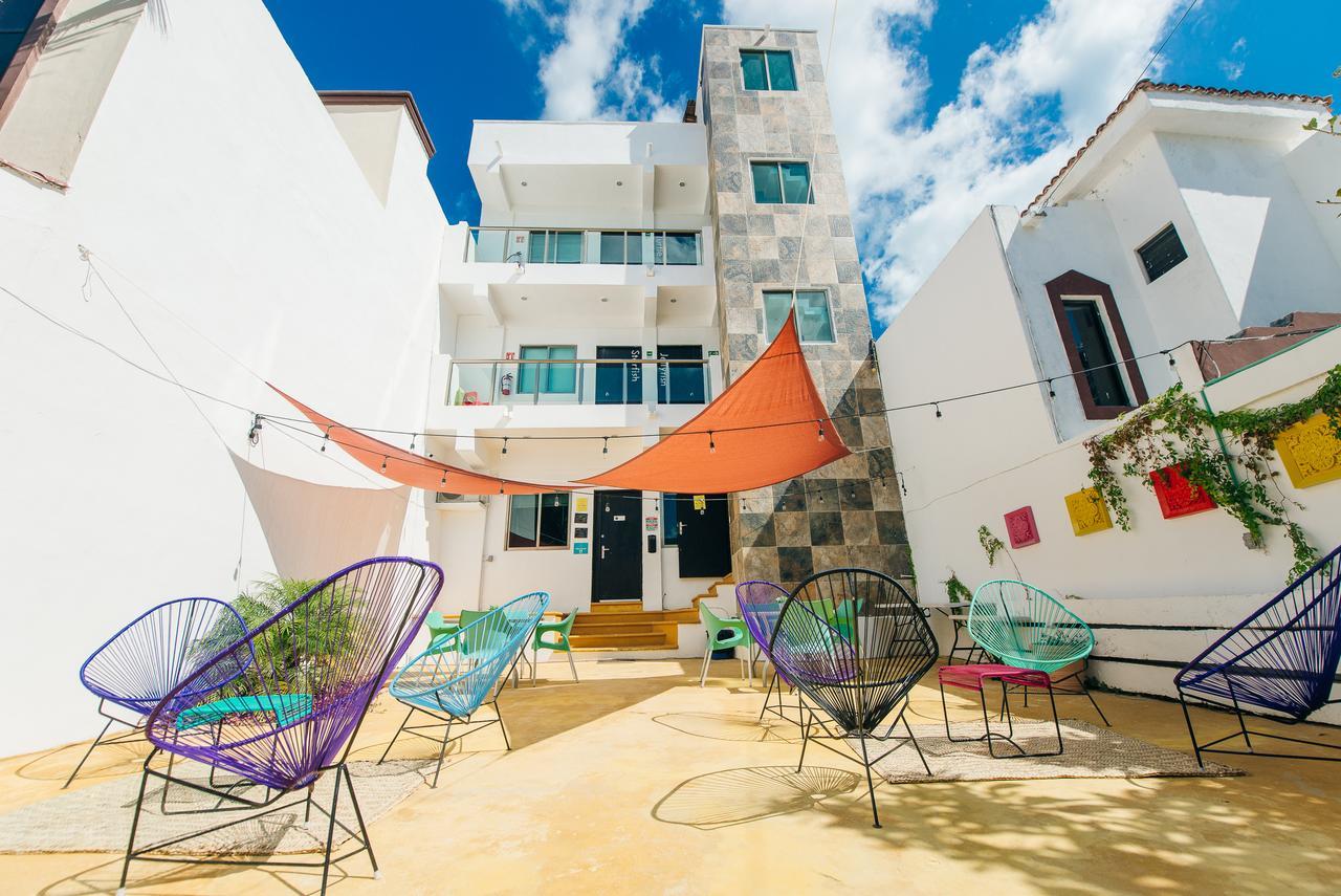 The Mermaid Hostel Beach (Adults Only) Cancún Buitenkant foto