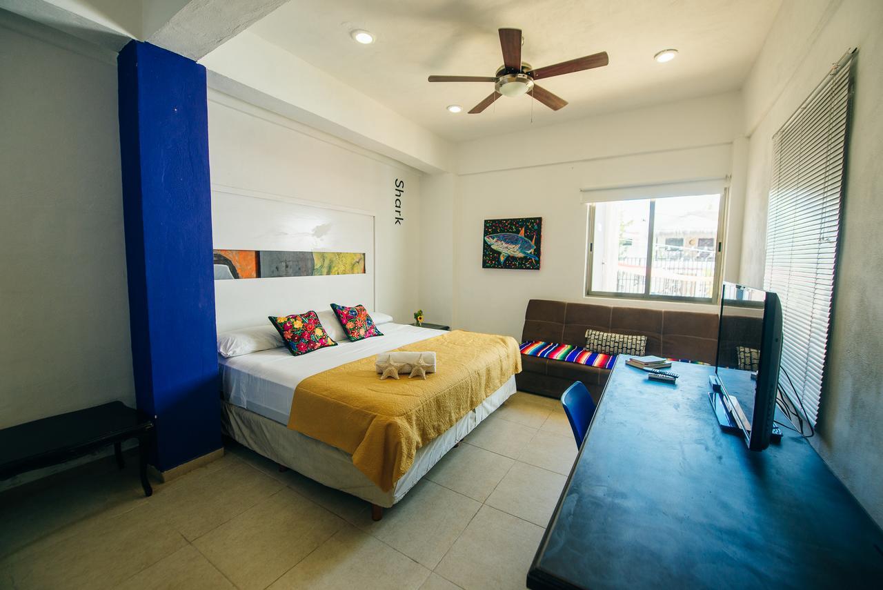 The Mermaid Hostel Beach (Adults Only) Cancún Buitenkant foto